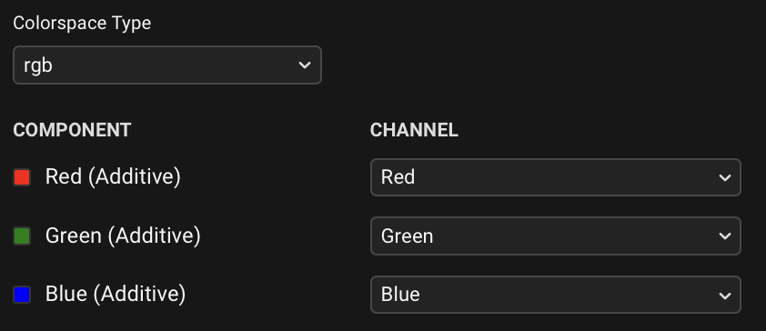 Colorspace Type - rgb