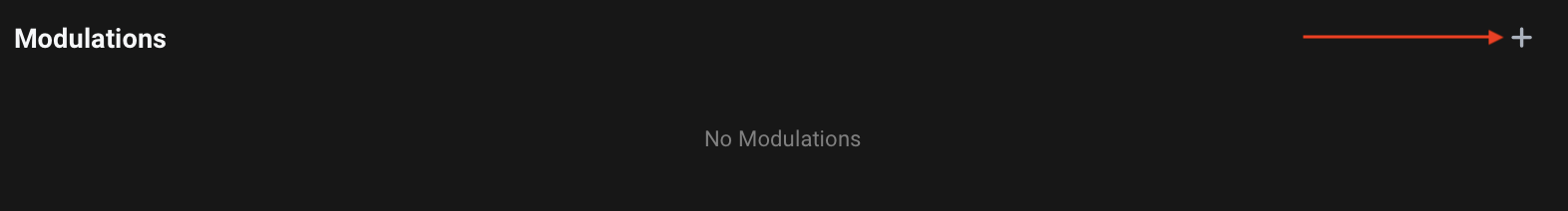 Adding Modulations