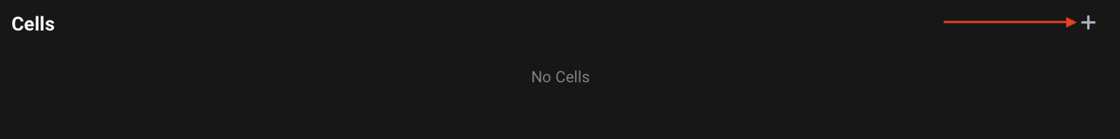 Adding Cells
