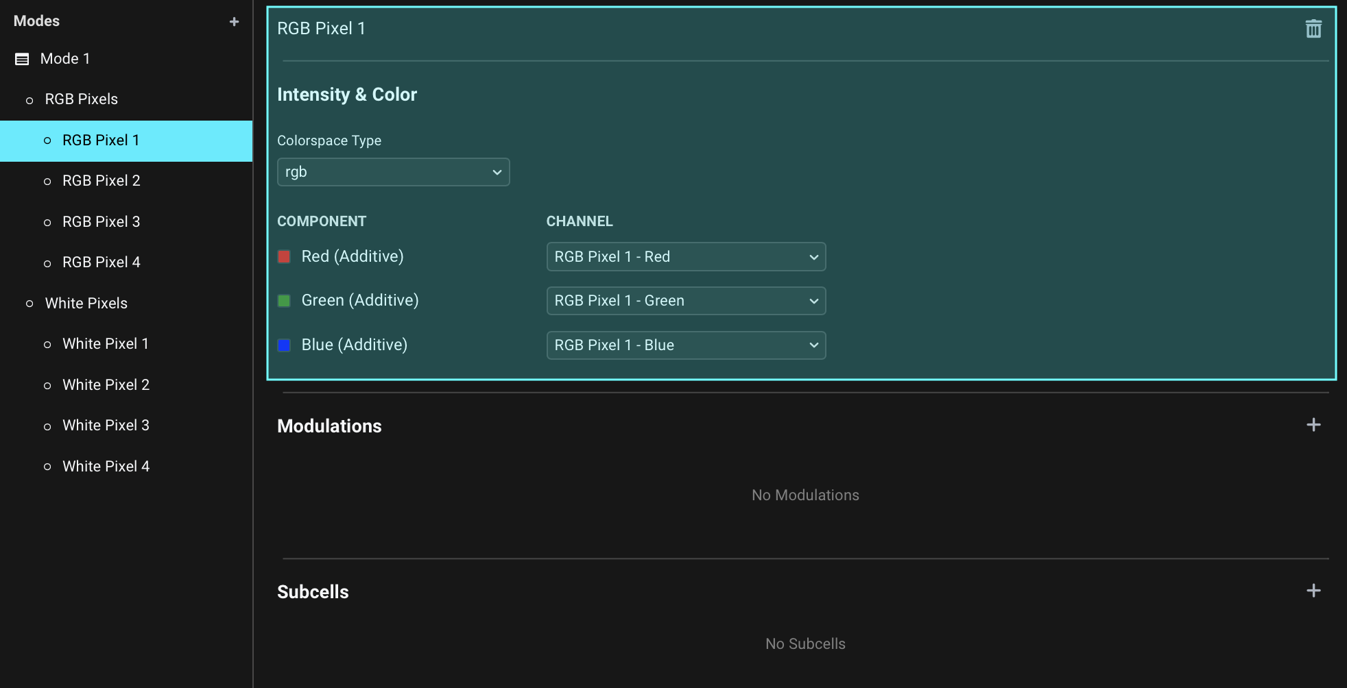 Subcell Mappings