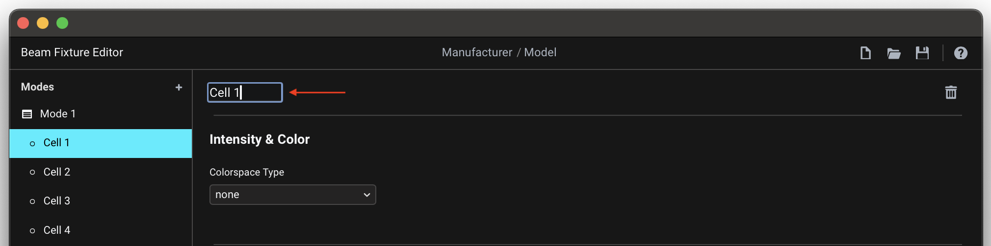 Renaming Cells