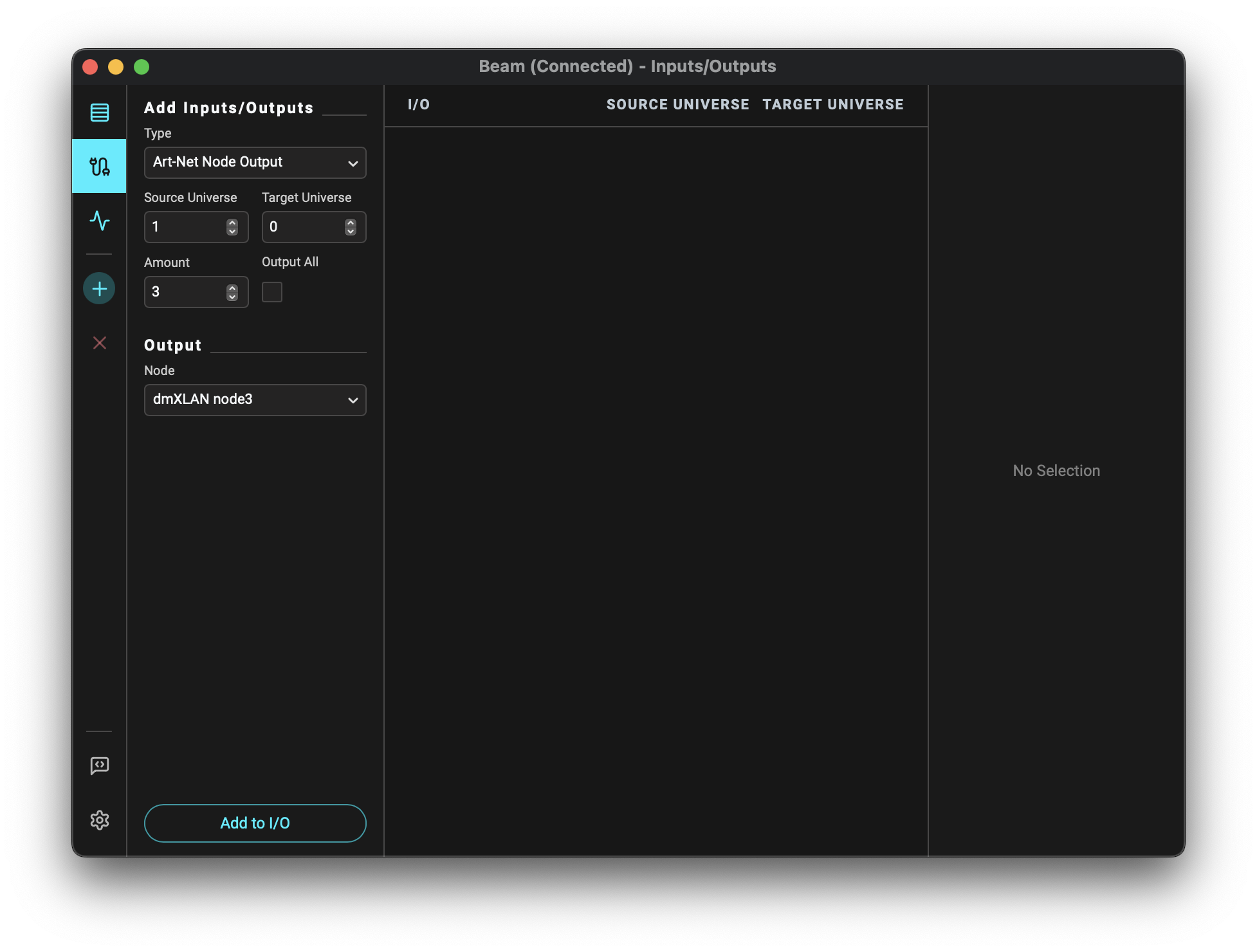 Add Art-Net Node Outputs