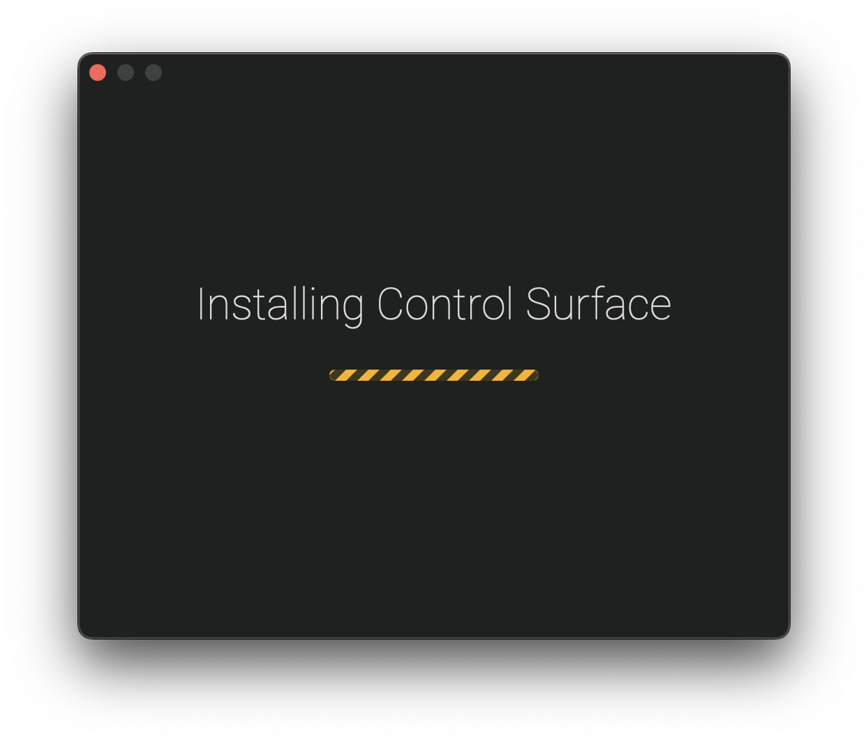 Control Surface Installer, step 1