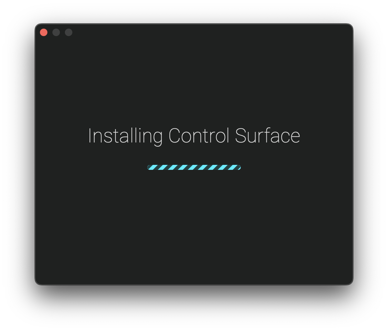 Installer, step 1