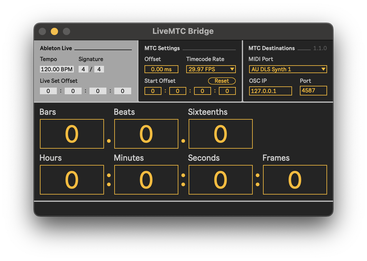 LiveMTC Bridge Connected