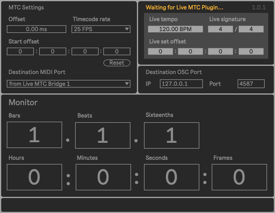 LiveMTC Bridge Disconnected