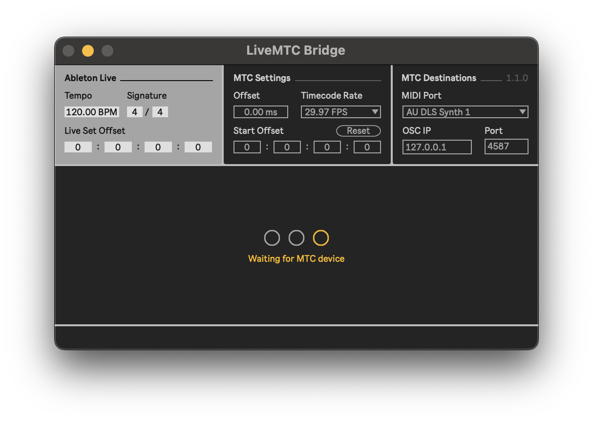 LiveMTC Bridge Disconnected