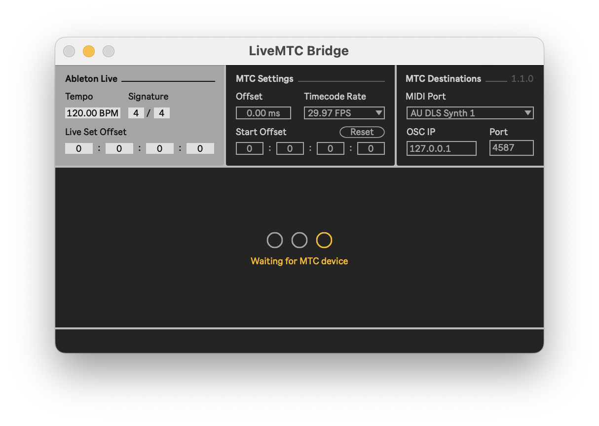 LiveMTC Bridge Disconnected