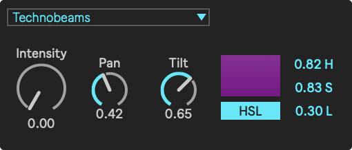 MovingHead Main Controls