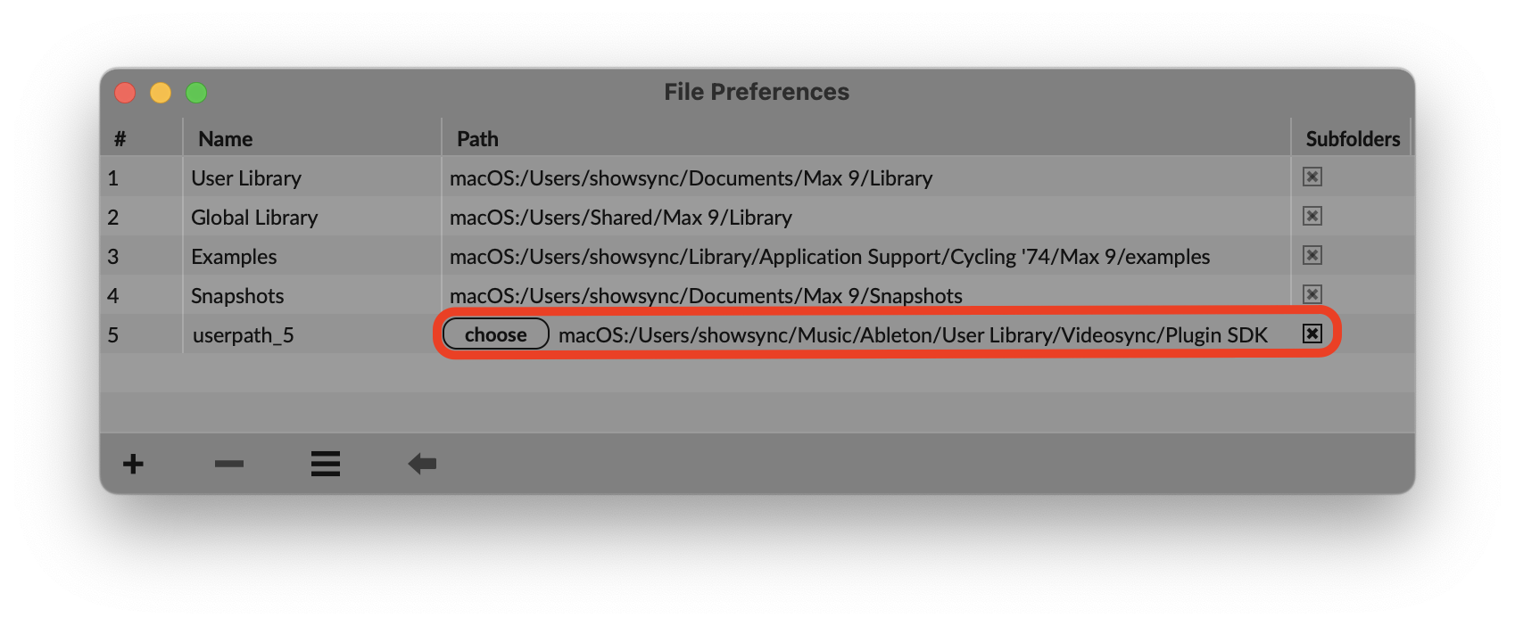 File Preferences