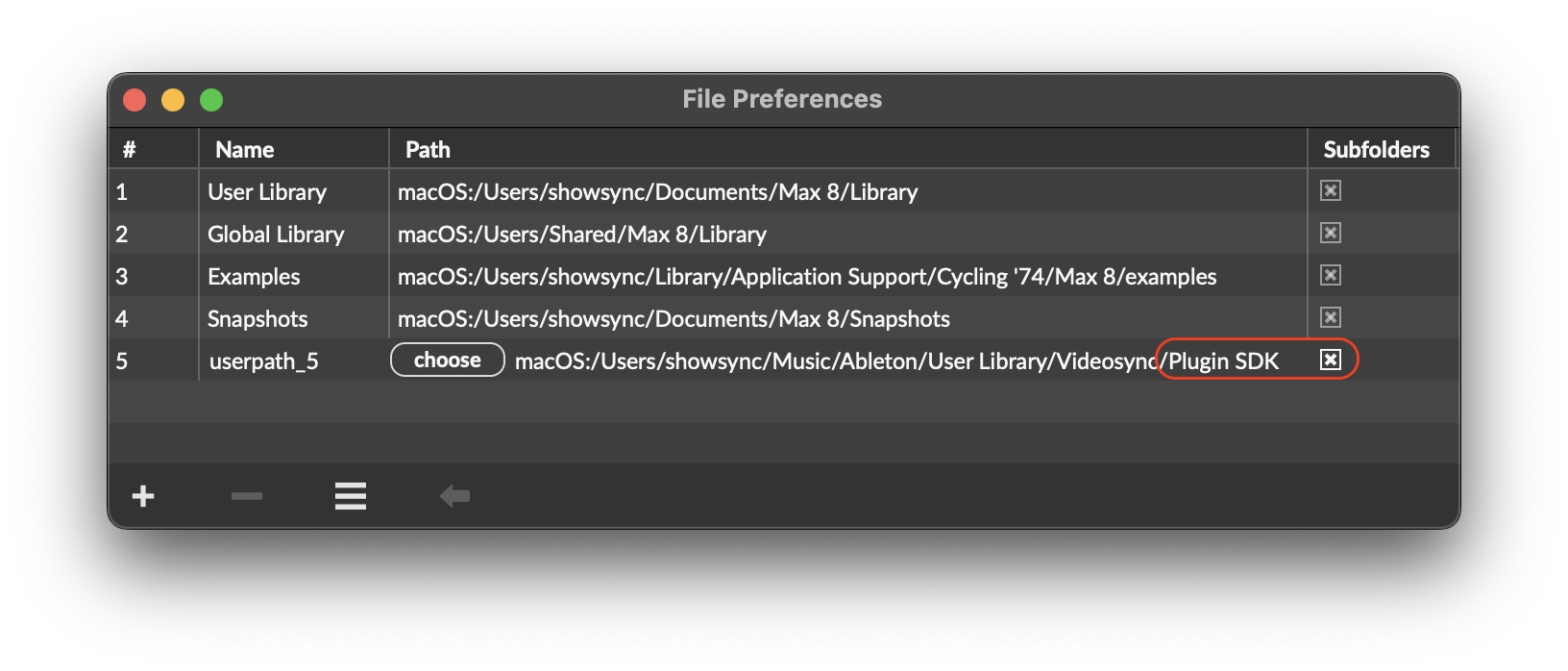 File Preferences