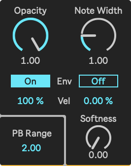 Tabula Controls section