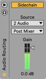 Video Recorder Audio Sidechain