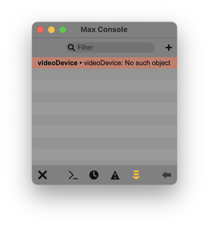 videoDevice not found
